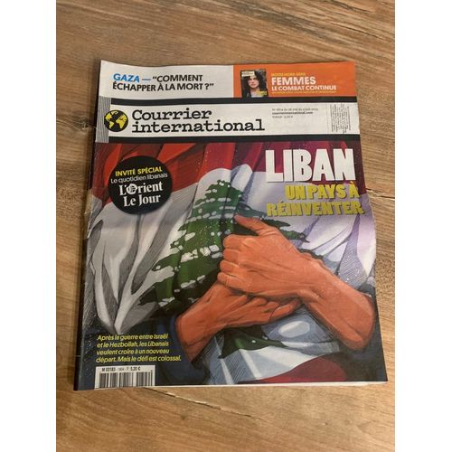 Vends   Magazine  Courrier International   ´´   Liban Un Pays À Réinventer    ´´  