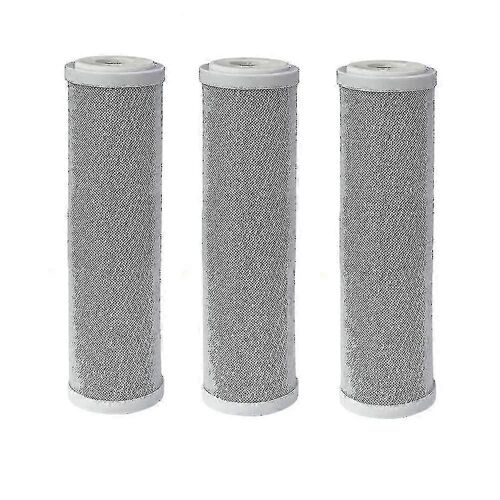 Lot 3 Cartouches Charbon Actif 10 Pouces - Filtration Eau