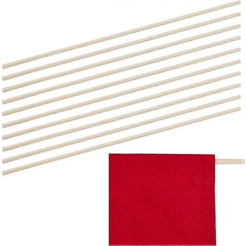 10pcs 16 Pouces Directeur Chaise Bâton Chaise De Remplacement Rond Bambou Cadre Bâtons Siège Tissu Couverture Toile Support Chaise Haute Pièces Accessoires Tige Solide F