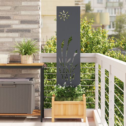 Vidaxl Panneau Décoratif De Jardin Anthracite 32 X 140 Cm