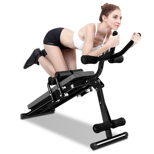 Banc De Musculation Pliable, Musculation Bench, Multifonction Banc Abdominaux Entrainement Complet Du Corps Fitness - Gris Foncé