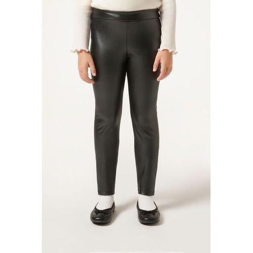 Calzedonia Legging Thermique Effet Cuir Fille Fille Noir Taille 11-12 Ans