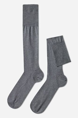 Calzedonia Chaussettes Longues Pour Homme En Fil D¿Écosse Homme Taille 46-47