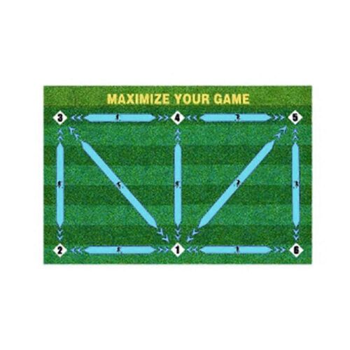 Football Footstep Training Tapis pliable Antidérapant Maison Extérieur Cuisine Tapis Couloir Salle de bain Porche Tapis de sol