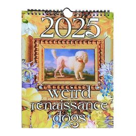 Calendrier Mural 2025 Chiens Mystiques Calendrier Mural Médiéval Des Chiens