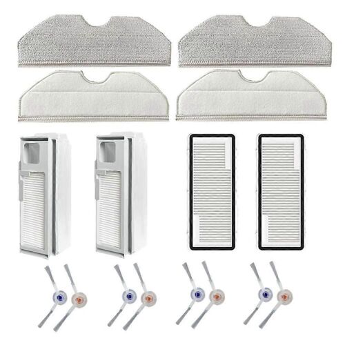 Accessoires pour aspirateur robot Freo X Plus - comprend un tampon de vadrouille, un sac à poussière, un filtre HEPA et une brosse latérale