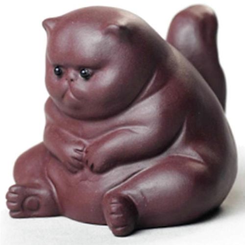 Thé Animal De Compagnie En Colère Figurine D'animal Malheureux,Décoration Pour Table Bureau Salon De Thé
