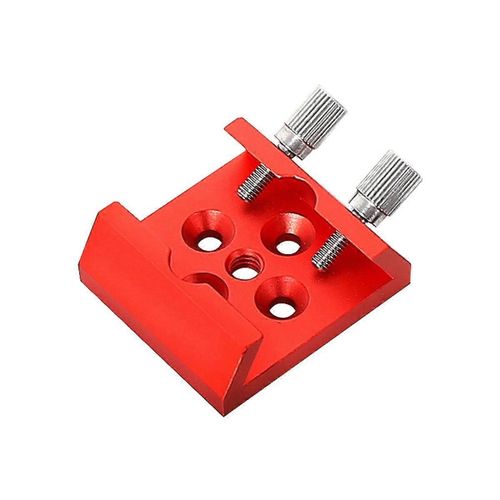 Télescope Finder Lunette Base Adaptateur de Monture Base Plate Rouge
