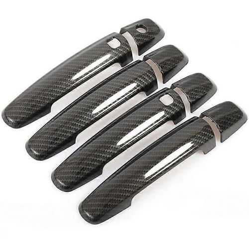 Couvercle De Poignée De Porte En Fibre De Carbone Abs De Voiture Garniture Chromée Pour Swift Vitara S-Cross 2012-2018 Style De Voiture