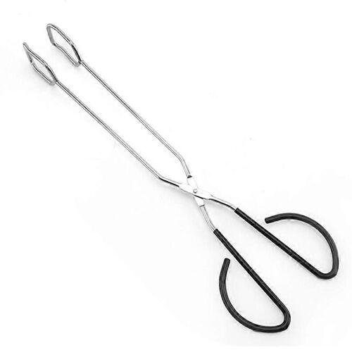 Pinces de cuisine en acier inoxydable Pinces à ciseaux extra longues avec poignée confortable pour barbecue Grillin