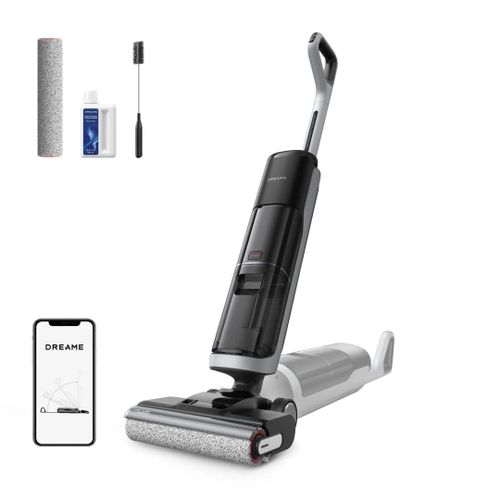 Aspirateur Eau et Poussière sans Fil Dreame H14 AE Aspirateur Laveur, 18 kPa, Lavage à l'eau Claire, Brosse à Deux Bords, Lavage/séchage de la Brosse 60 °C, Double Rotation, Portée à plat à 180°, APP