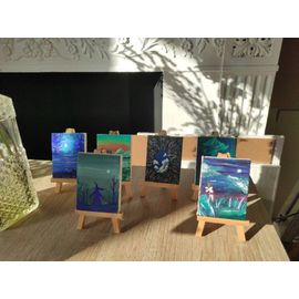 Peinture Miniatures Canvas Paysages
