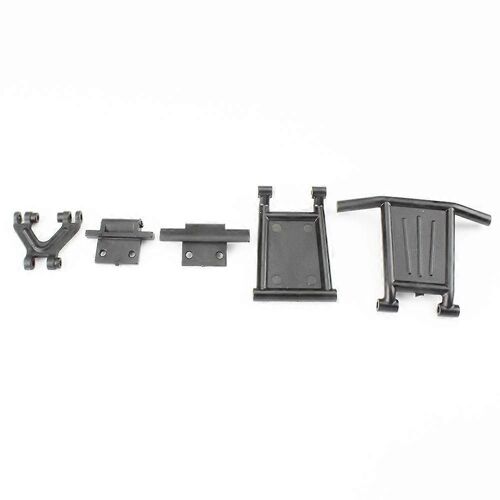 Nouveau 1 ensemble pour 124018 1/12 RC Voiture Mise À Niveau Pièces RC Voiture Avant Et Arrière Pare-chocs Anti-Collision Barre De Rechange
