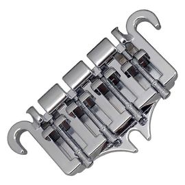 Chevalet De Basse 3 Points 4 Cordes Cordier Chevalets En Alliage De Zinc Avec Pièces De Rechange De Selle Pour Basse De Style Gibson Epi Argent