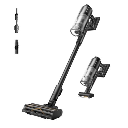 Dreame Z10 Aspirateur Balai sans Fil, 24kPa, 210AW, 90min d'autonomie, Filtration 99,99% HEPA H14, détection poussière, réglage Auto de l'Aspiration, multisurface Anti-noeuds