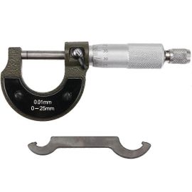 0-25mm Micromètre métrique Acier Micromètres extérieurs Outils précis