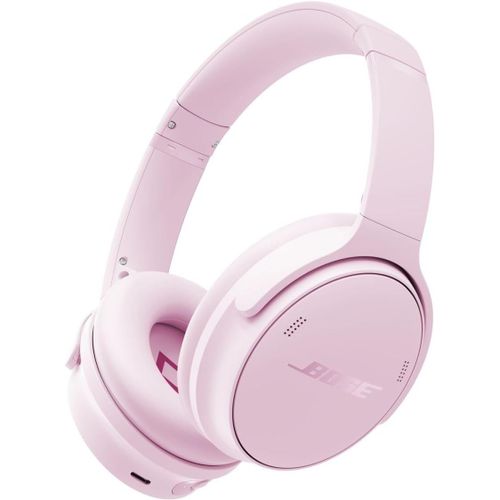 Casque circum-aural sans fil Bose QuietComfort Headphones Bluetooth avec réduction active du bruit Rose Pétale