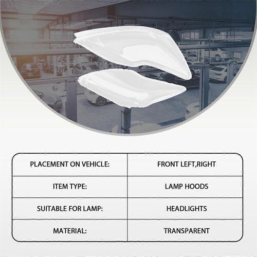 Voiture Phares Couverture Coque Lentille Transparente Lentille Couvre-Phare Abat-Jour