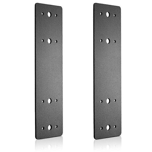 Connecteurs de poteau à poutre 2pcs,plaque plate en acier droit