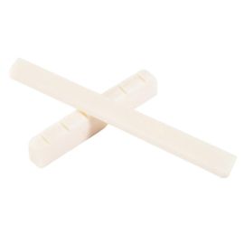 Pièces De Guitare Blanches 6 Cordes Guitare Classique Bone Bridge Saddle And Nut Set