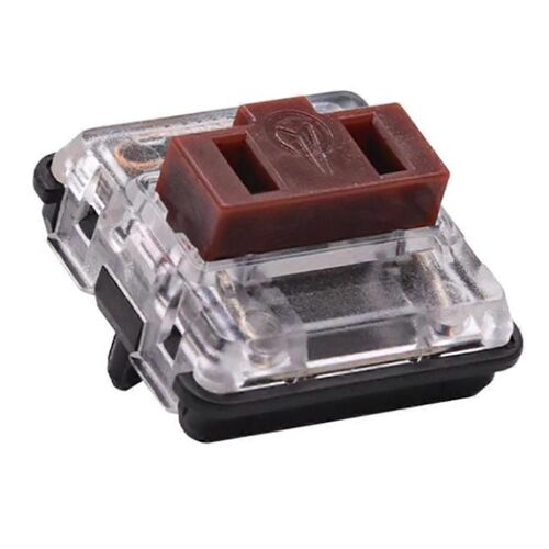 70pcs Low Profile Choc Switch 1350 RGB pour Clavier Marron