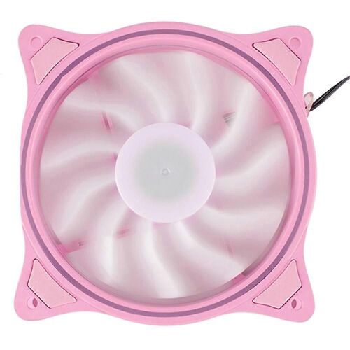 12Cm Rose LED Silencieux Haut Volume Vent Ordinateur RGB Ventilateur de refroidissement