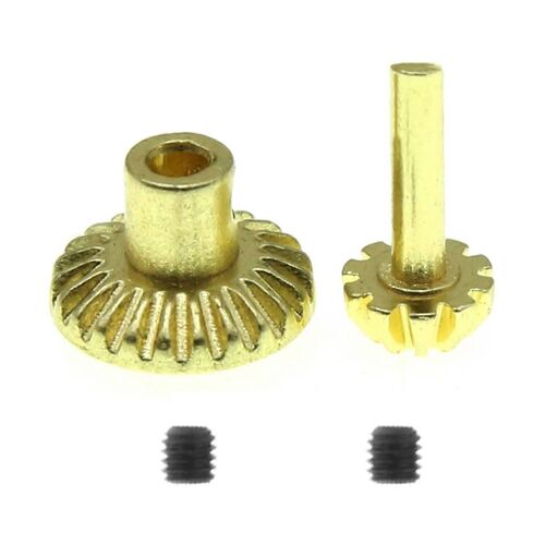 Ensemble d'engrenages de voiture télécommandée pour WPL D12 pickup C24 RC Car Parts Gold