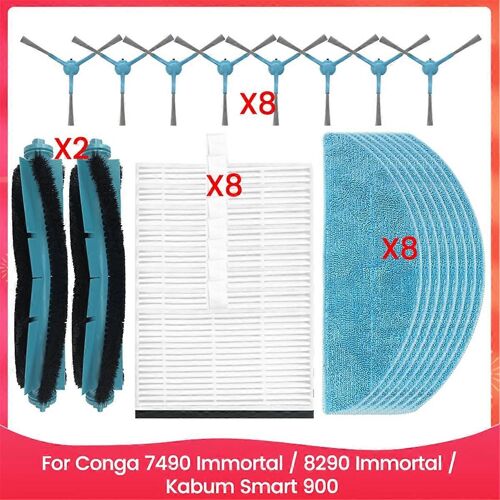 26PCS Ensemble d'accessoires d'aspirateur pour 7490 Immortal 8290 Immortal