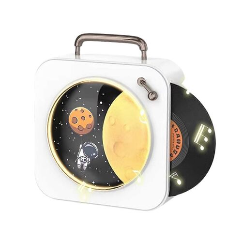Disque vinyle Bluetooth Vintage Petit Stéréo Maison Lecteur CD Blanc