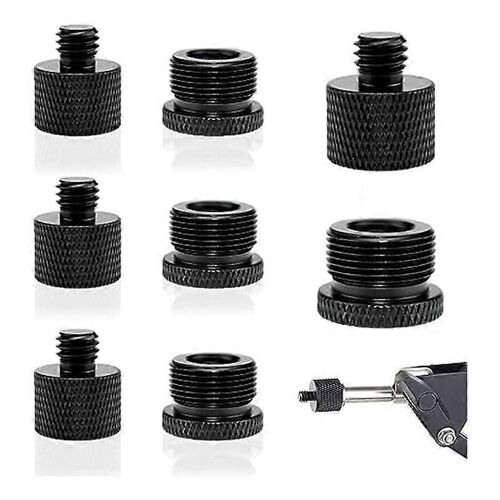 8 adaptateurs de pied de microphone,adaptateur de microphone 3/8 à 5/8
