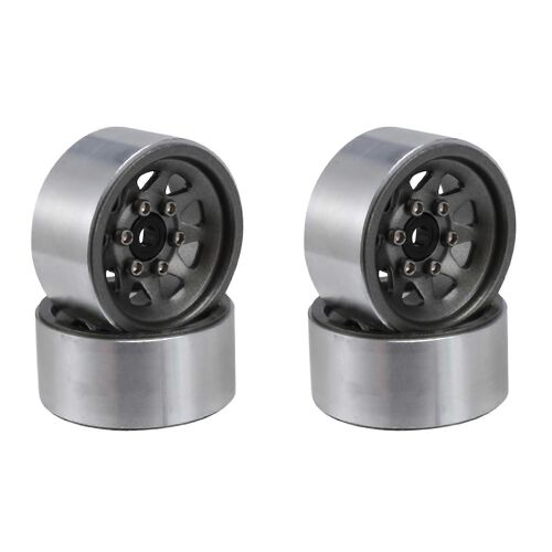 Moyeu de roue en acier 1.0 Beadlock pour voiture RC 1/24,titane