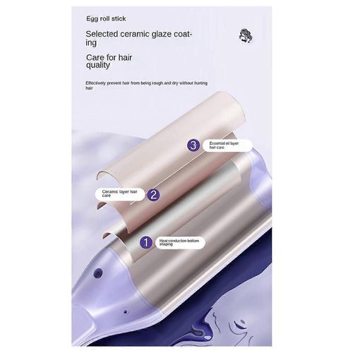 Deep Wave Hair Curler 32mm Fer À Friser Pour Cheveux 5 Température D Eu Plug