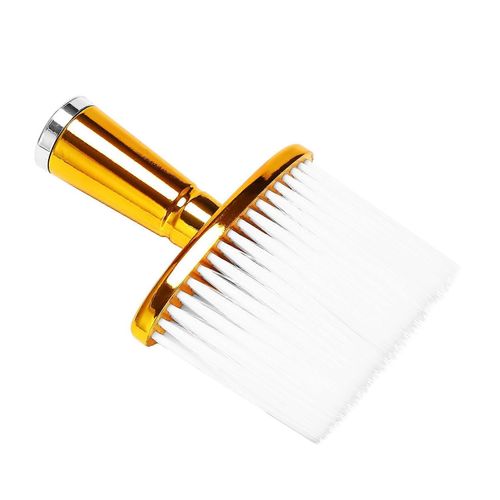 Brosse À Cheveux Doux Cou Visage Plumeau Pour Outils De Coiffure De Salon-Or 