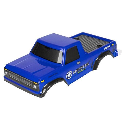 Coque De Corps En Plastique Souple Pour Axial Scx24 1/24 Rc Crawler Car Diy Upgrades Pièces, Bleu