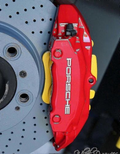 Autocollants / Décalcomanies En Vinyle Pour Étrier De Frein Lot De 6 Porsche
