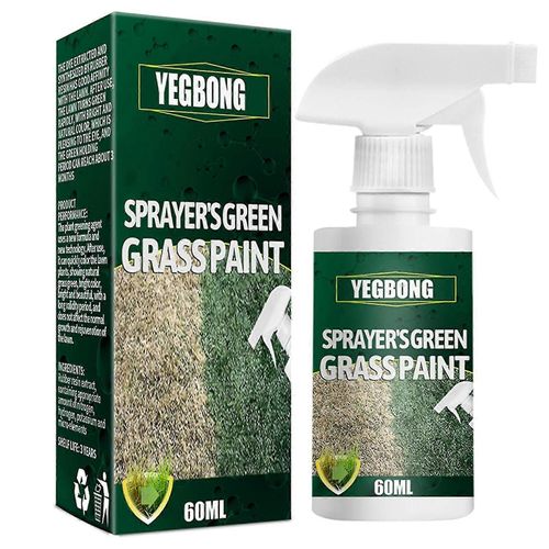 Peinture d'herbe verte en aérosol Peinture de gazon longue durée améliorer les herbes dormantes et jaunies inégales pour l'herbe