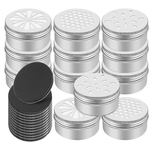1 Ensemble De Boîtes De Parfum De Dressage De Chien Canettes De Stockage En Métal Conteneurs De Formation À L'odeur Pour Animaux De Compagnie Avec Points Magnétiques