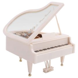 Boîte à musique pour piano,boîtes à musique mécaniques blanches