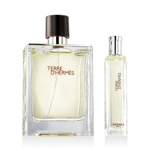 Coffret Terre D'Hermes Eau De Toilette Spray 100 Ml - Eau De Toilette Spray 15 Ml 