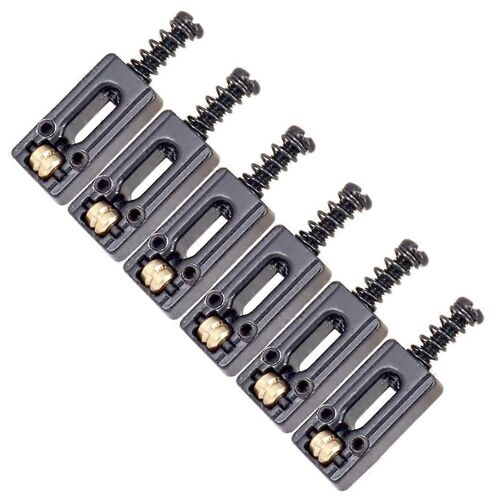 6 Pcs Metal Guitar Bridge Saddle Ball Roller String Tremolo Bridge Saddles Pour Electric Guitar Repl