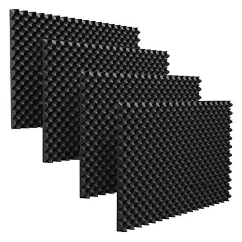 Pack de 24 panneaux en mousse acoustique Suppression du bruit pour l'enregistrement,etc.