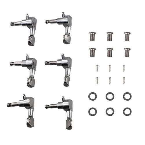 6pcs 6r Guitare Chevilles Accordeurs Mécaniques Têtes