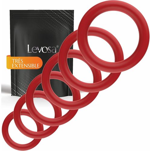 Eryi-Anneaux De Pénis - Set De 6 Anneaux Péniens - Cockrings Pour Une Érection Plus Dure Et Plus Longue - Utilisable Comme Anneau Pénien Et Testiculaire