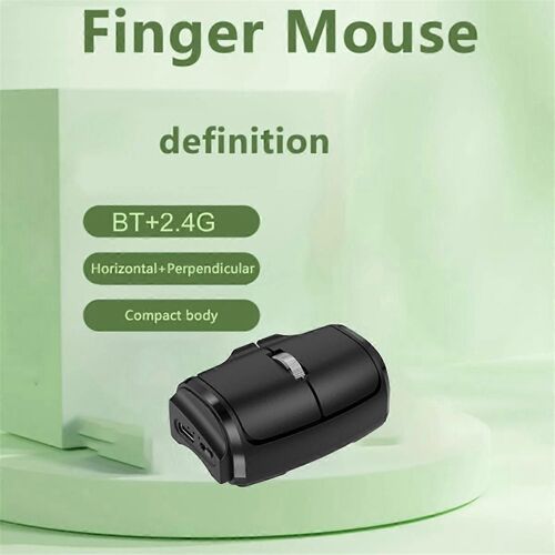 Souris à doigt sans fil Bluetooth 2.4G 1000DPI Ring Mouse