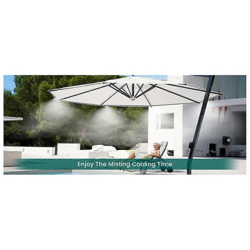 6M Robinet Eau Jardin Set Système de brume basse pression Refroidissement de la cour