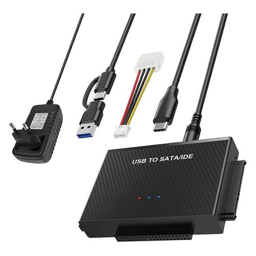 Adaptateur SATA Adaptateur USB 3.2 et IDE,prise UE