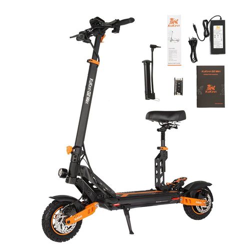 Trottinette Electrique Pliable Kugoo Kirin G2 Max 1200w Vitesse 55km/H - Batterie 48v/20ah - Autonomie 70km - Adulte - Pneu 10 Pouces - Avec Siège