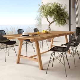 Table De Jardin 240 Cm En Bois De Teck Massif
