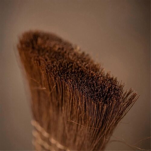 Brosse À Thé En Fibres Végétales Brunes,Plateau À Thé En Soies,Brosse De Nettoyage Pour Services À Thé