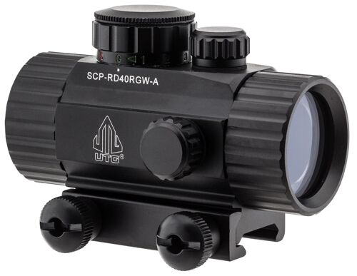 Dot Sight Utg Quick Aim 4 Point Rouge Et Vert Avec Flip-Up
